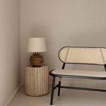 Humbach Side Table - White Washed Natural