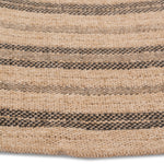 Avanos Circles Indoor/Outdoor Rug - 6ft Round - Beige/Black