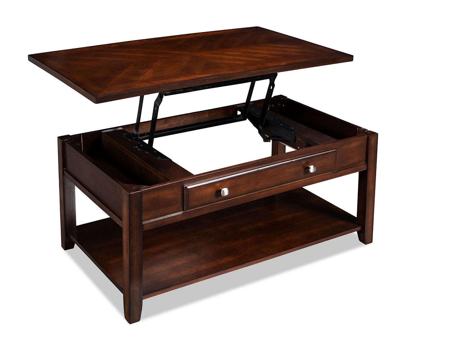 Linden Lift -Top Coffee Table - Cherry