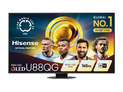 Hisense 75" 4K Smart Mini-LED Pro QLED 165Hz TV - 75U88QG