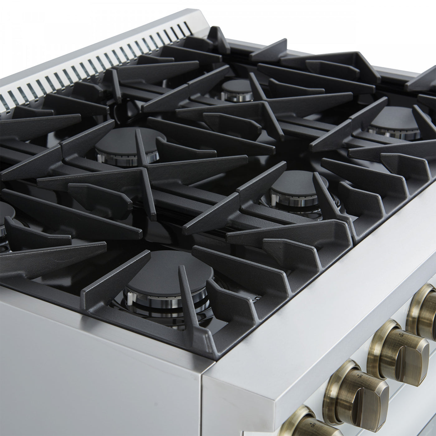 Forno Marco 36" White Freestanding Gas Range (5.36 Cu. Ft.) - FFSGS6277-36WHT
