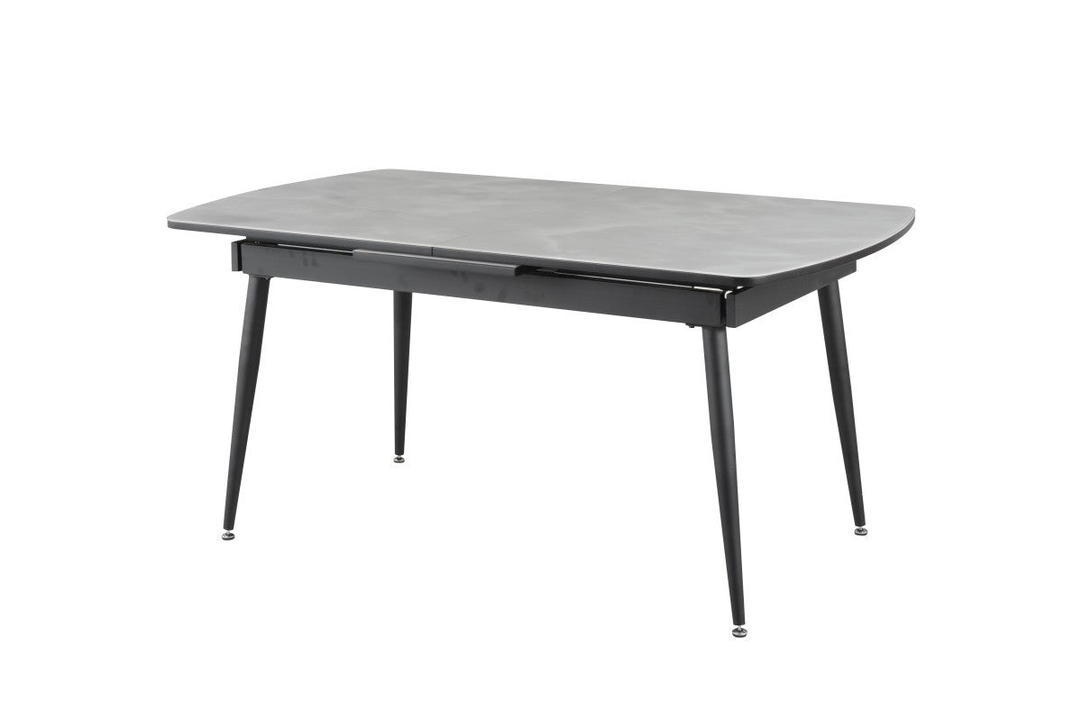 Erme Extendable Dining Table - Dark Grey