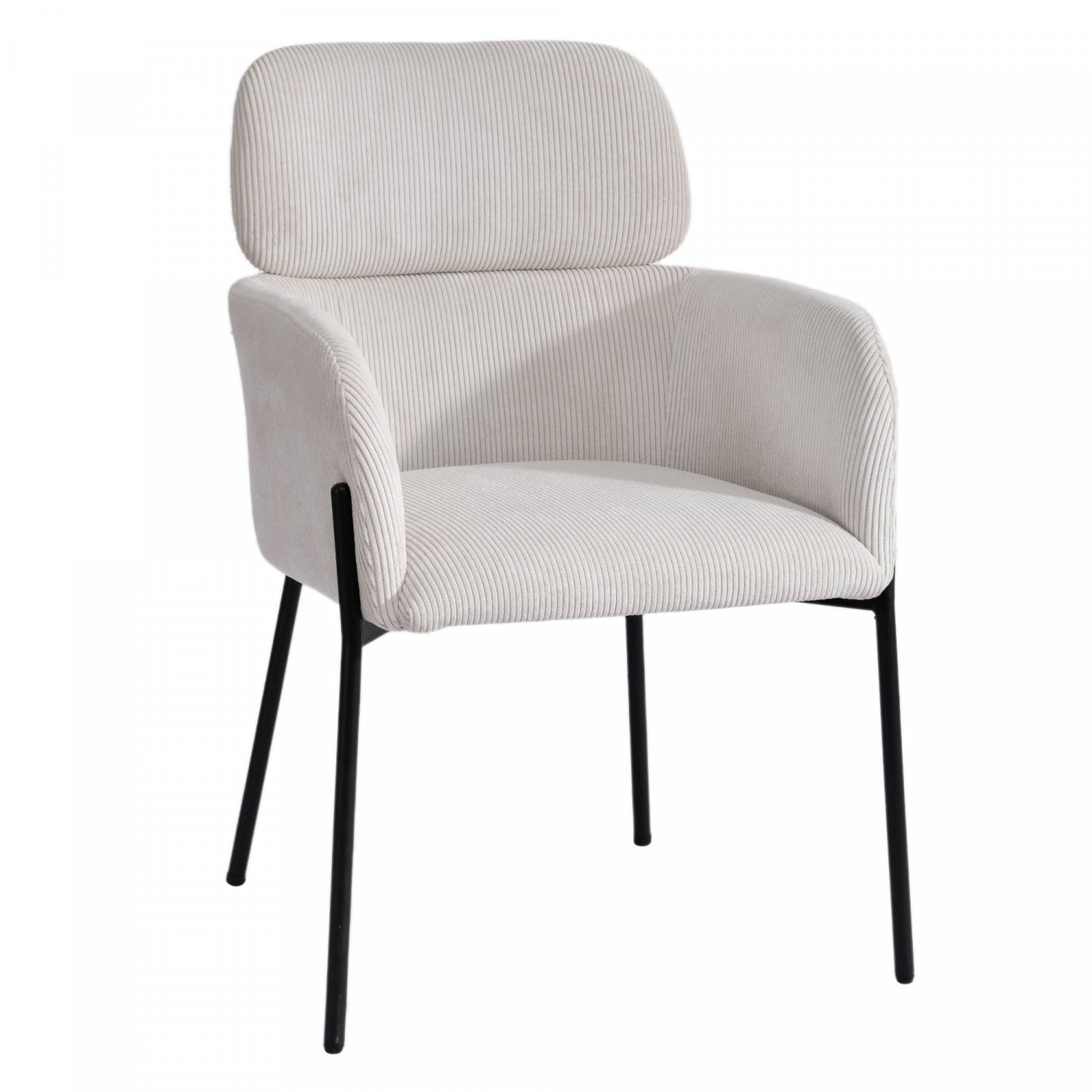 Celon Dining Chair - Corduroy White