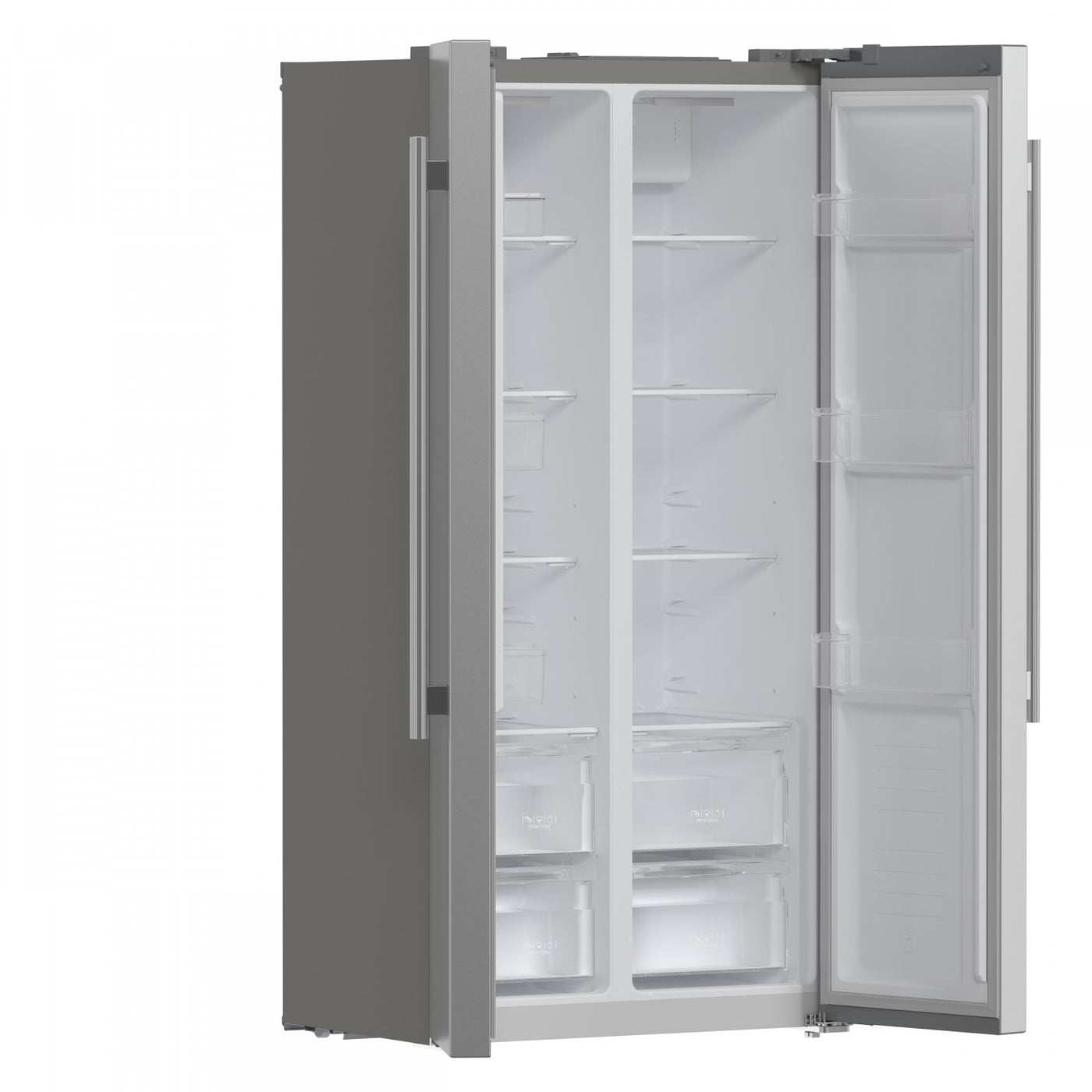 Forno Salerno 33" Stainless Steel Freestanding Side-by-Side Refrigerator (15.6 Cu. Ft.) - FFRBI1805-33SB