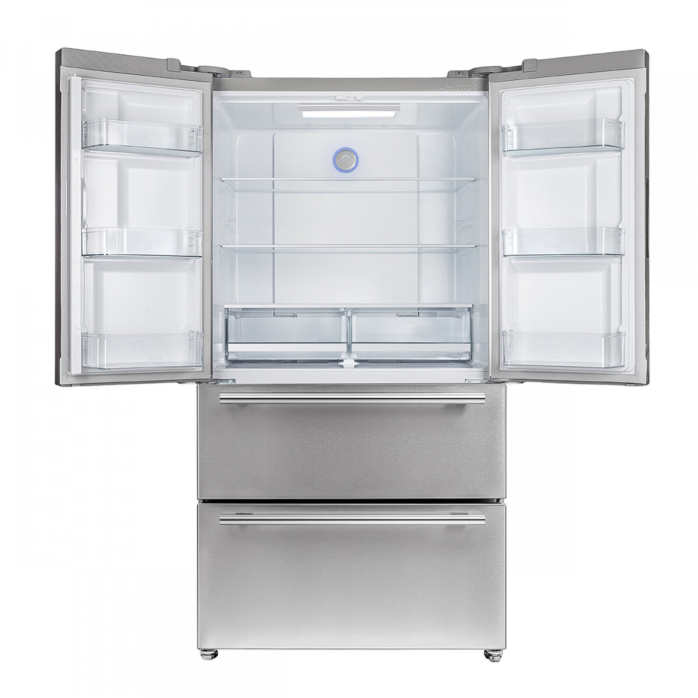 Forno Moena Stainless Steel Counter-Depth French Door Refrigerator (19.2 Cu. Ft.) - FFRBI1820-36SB