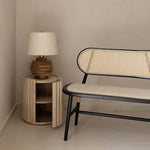Humbach Side Table - White Washed Natural