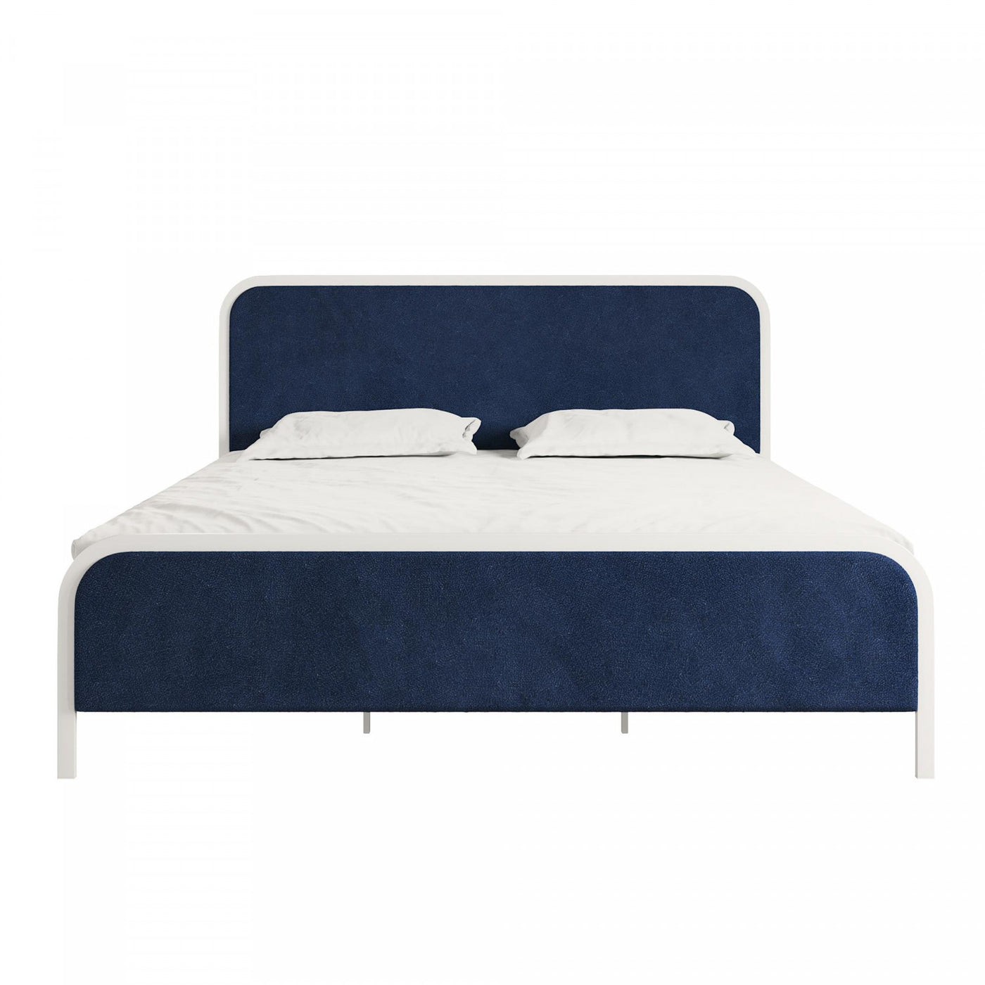 Novogratz Tallulah Upholstered King Platform Bed - Navy