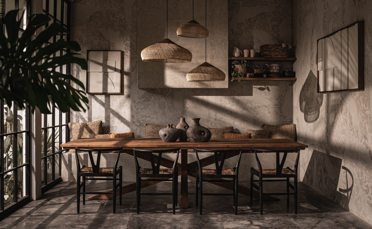 Bayan Banjo Pendant Large - Natural