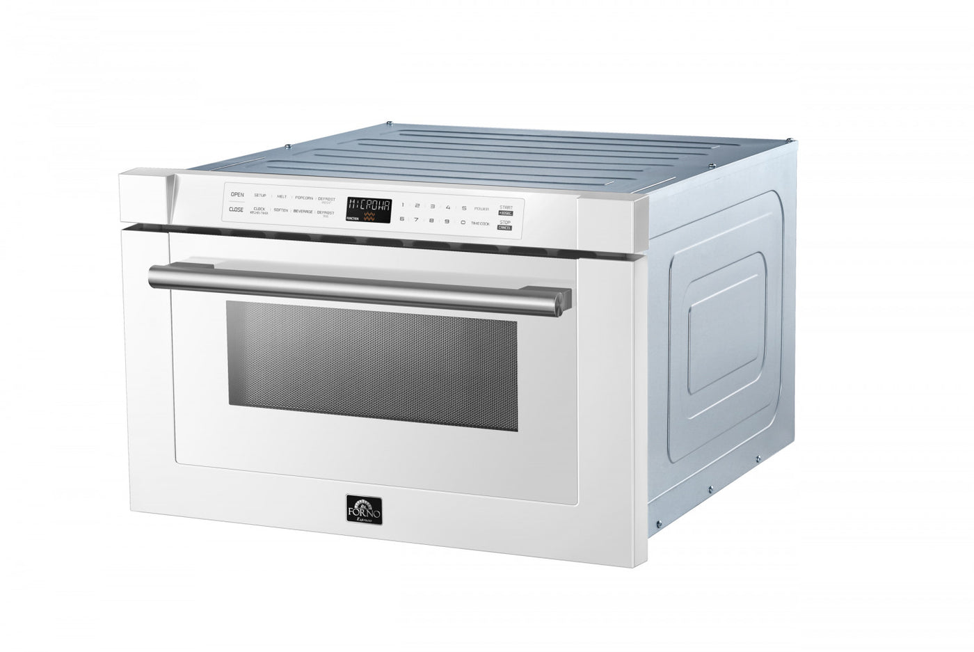 Forno Capoliveri White 24" Built-In Microwave Drawer (1.2 Cu. Ft.) - FMWDR3000-24WHT