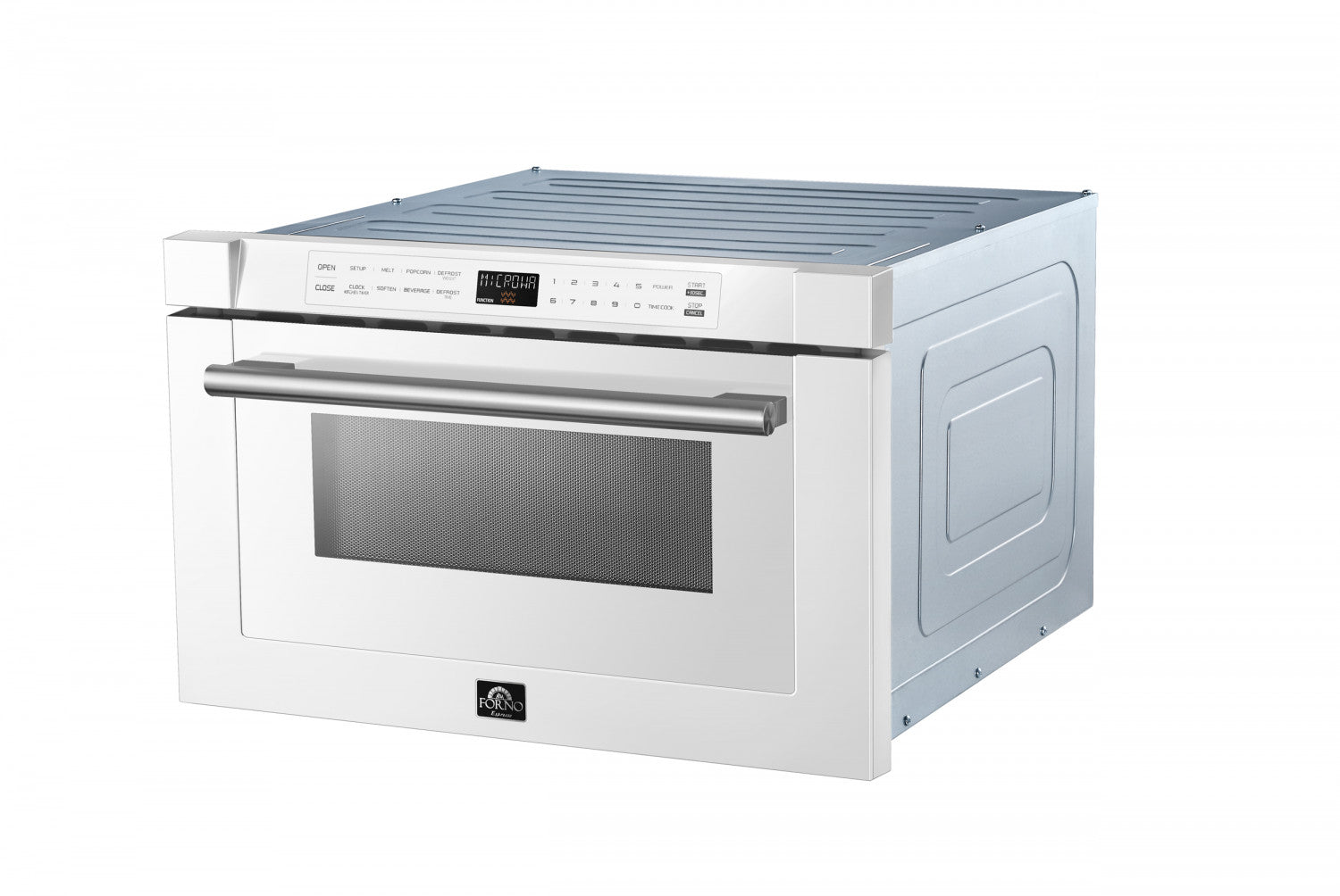 Forno Capoliveri White 24" Built-In Microwave Drawer (1.2 Cu. Ft.) - FMWDR3000-24WHT