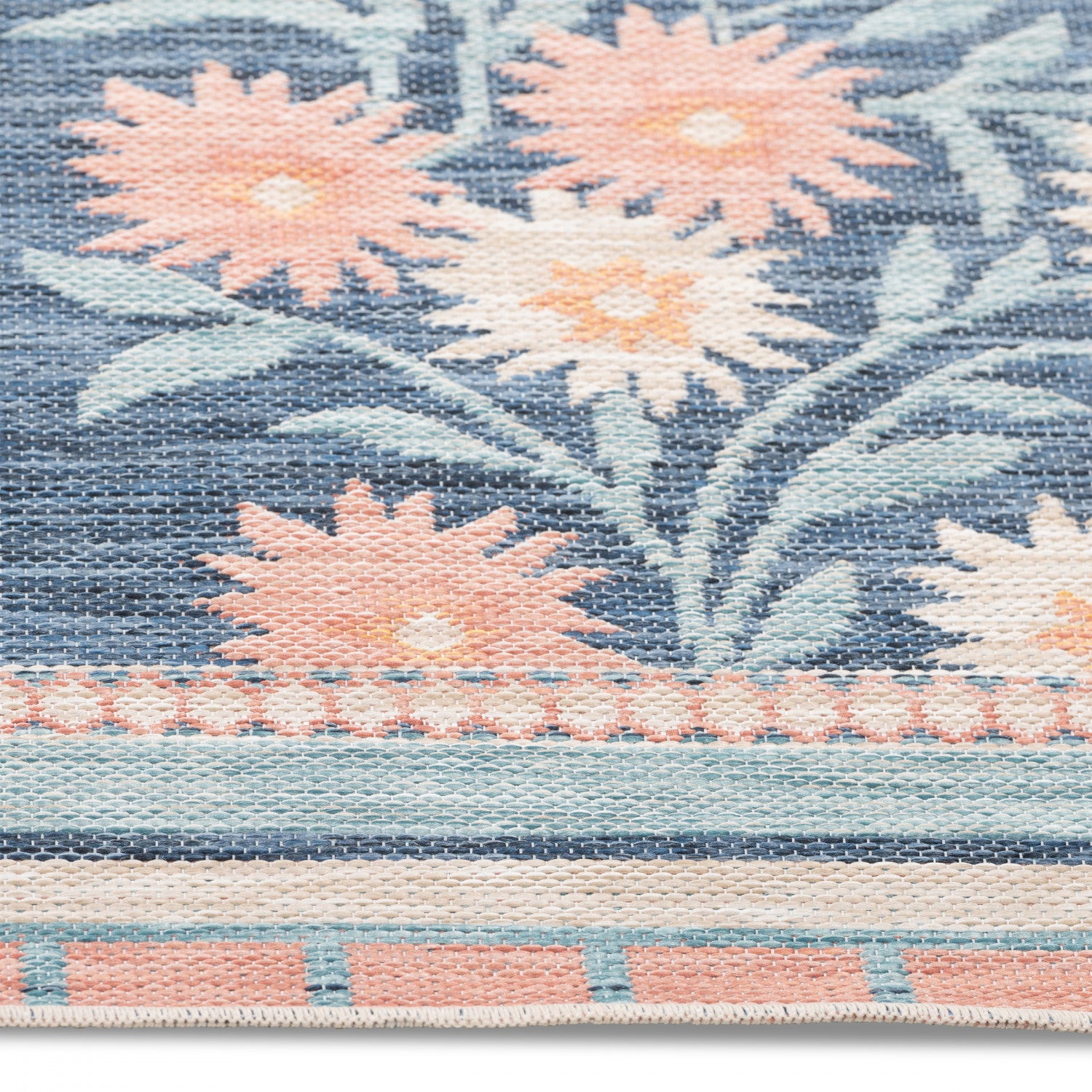 Marbella Floral Outdoor Rug - 5' x 7' - Multi-Colour