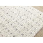 Palmer Casual Contemporary Speckled Area Rug - White Grey - 7' X 10'