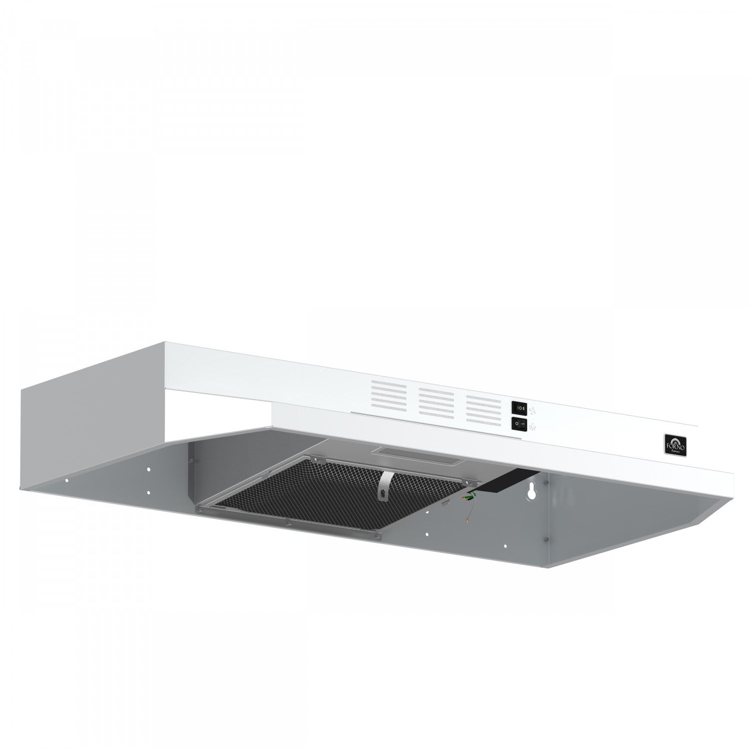 Forno Cappa White 30" 200 CFM Under Cabinet Range Hood - FRHUC5200-30WHT