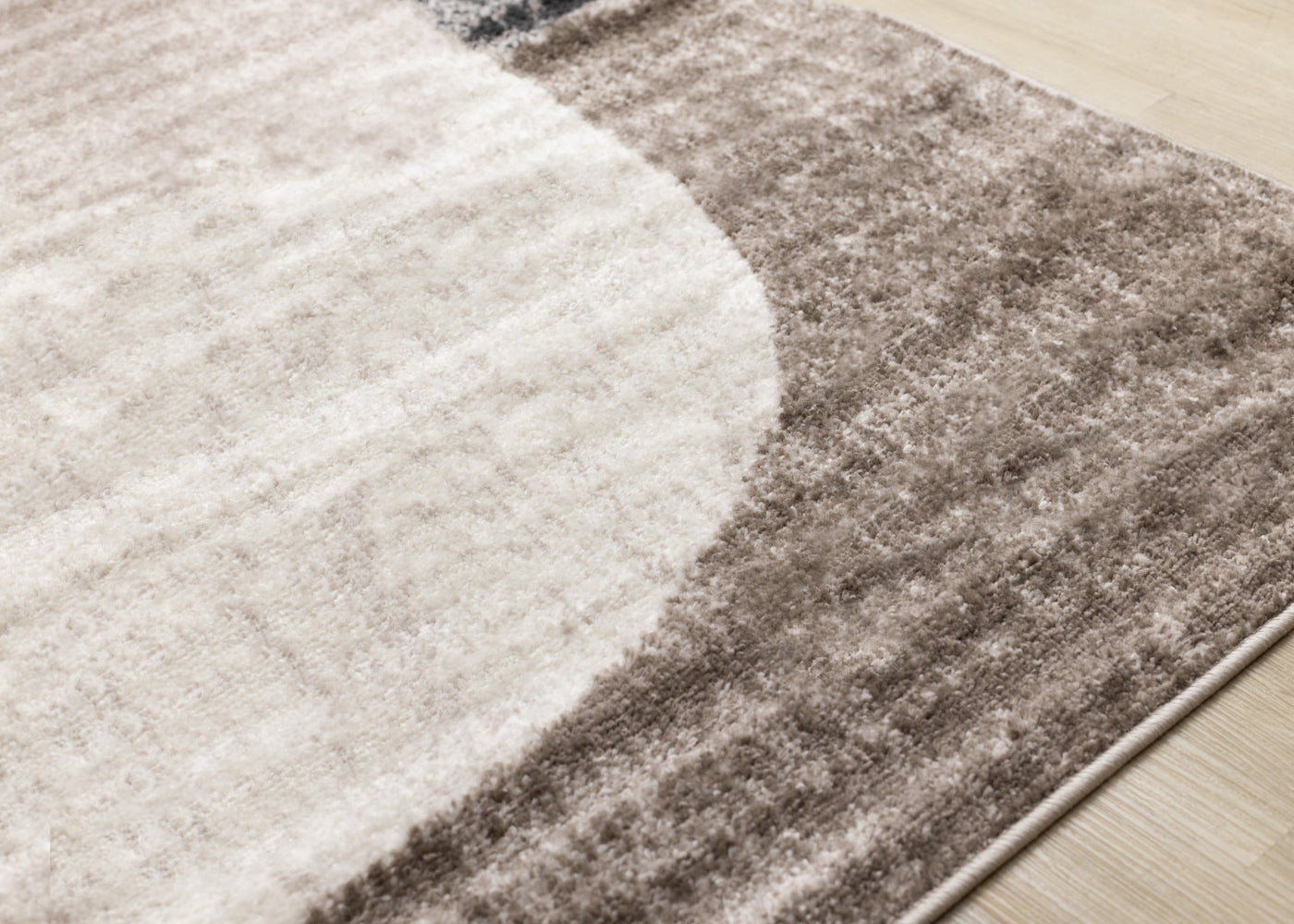 Maui Modern Geometric Area Rug - Grey Green Yellow - 5' X 8'