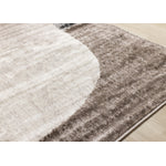 Maui Modern Geometric Area Rug - Grey Green Yellow - 5' X 8'