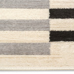 Urbane Lines Rug - 6' x 9' - Grey/Black