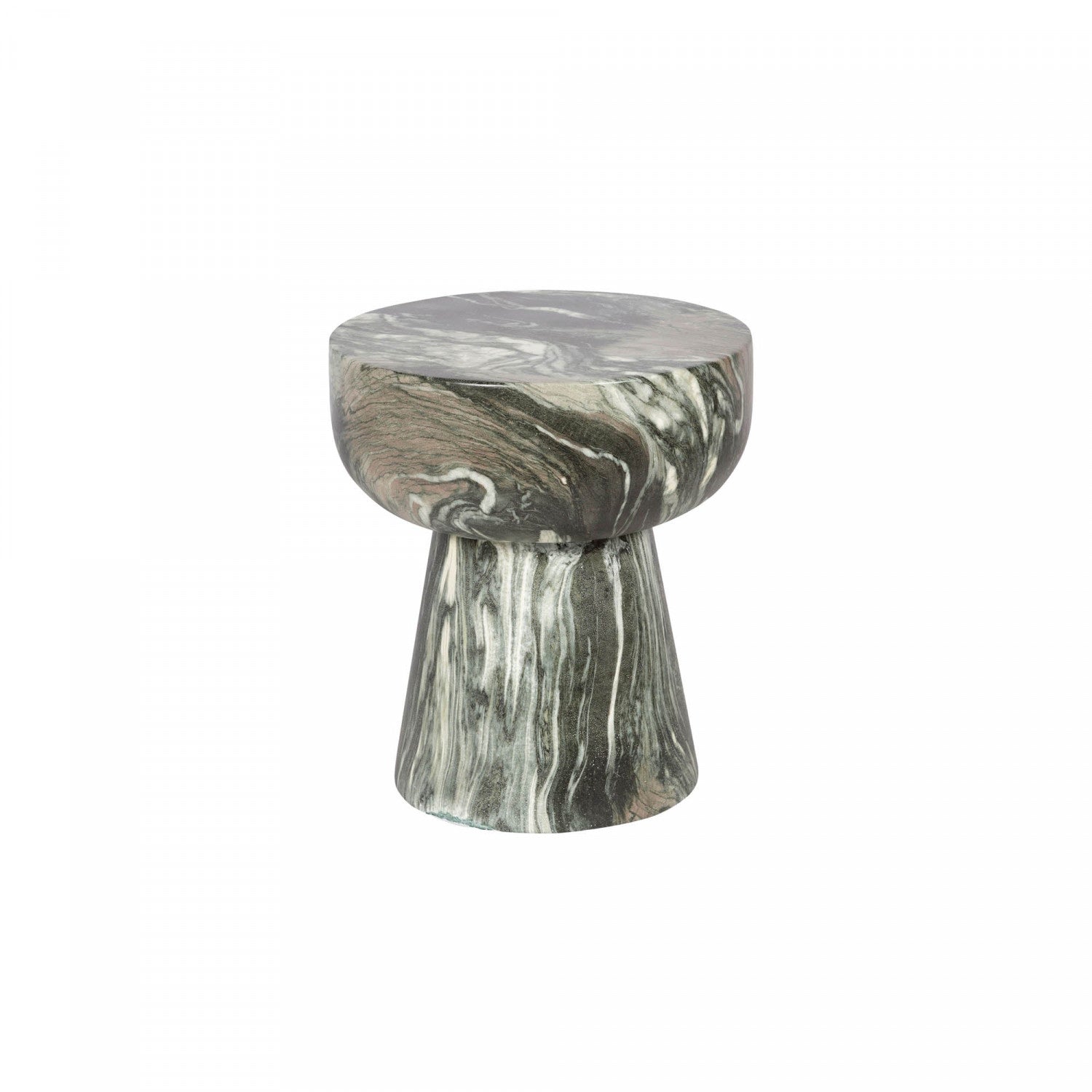 Valecourt Side Table - Marbled