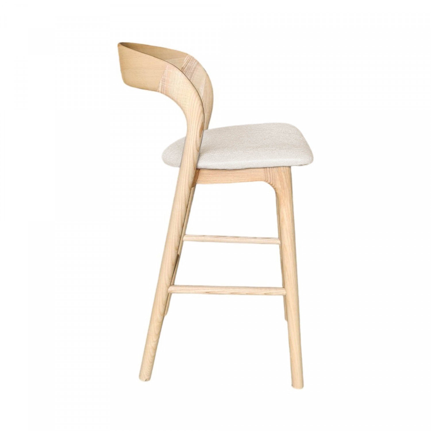 Brivonne Counter Stool - Natural Frame