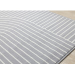Functional Modern Arches Area Rug - Grey White - 5' X 8'