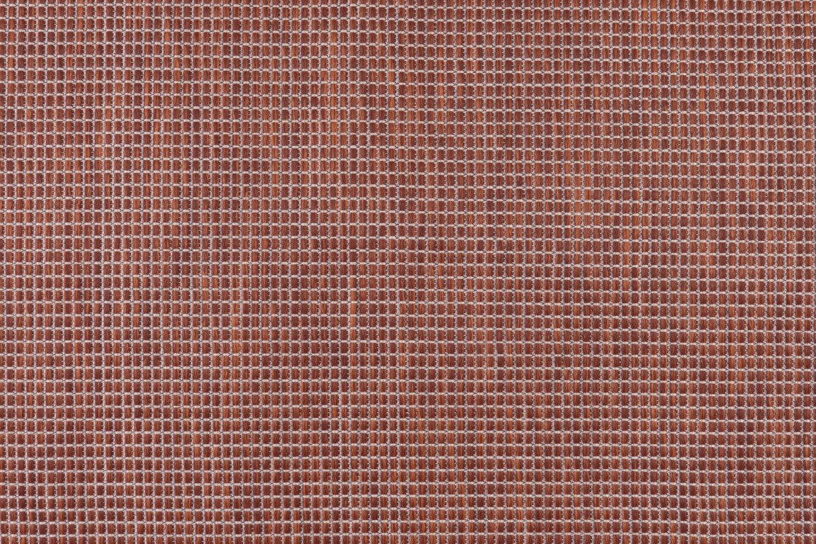 Calypso Crosshatch Outdoor Rug - 6' x 9' - Red