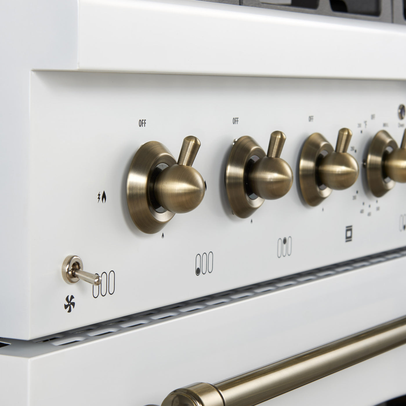 Forno Antico 36" White Dual Fuel Range (4.5 Cu. Ft.) - FFSGS6113-36WHT