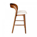 Brivonne Counter Stool - Walnut Frame