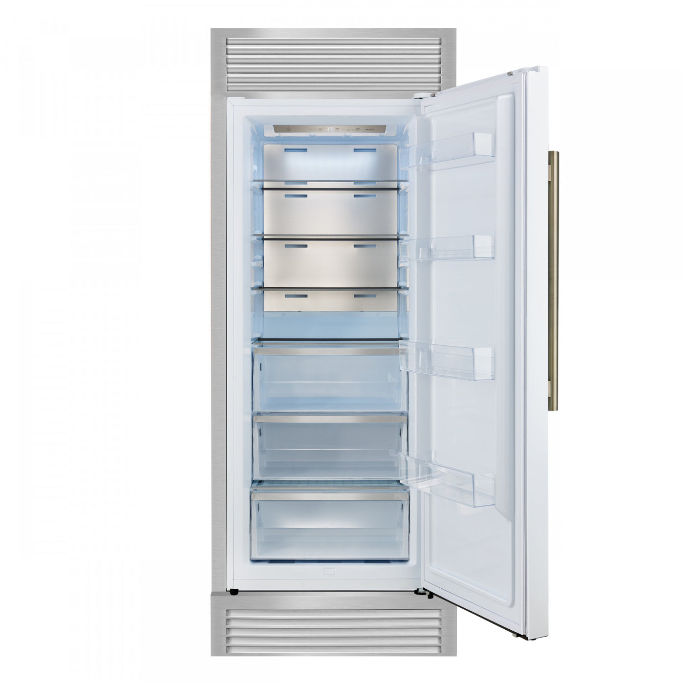 Forno Maderno 28" White Built-in Convertible Refrigerator/Freezer with Right Swing Door (13.6 Cu. Ft.) - FFFFD1722-32RSG-WHT