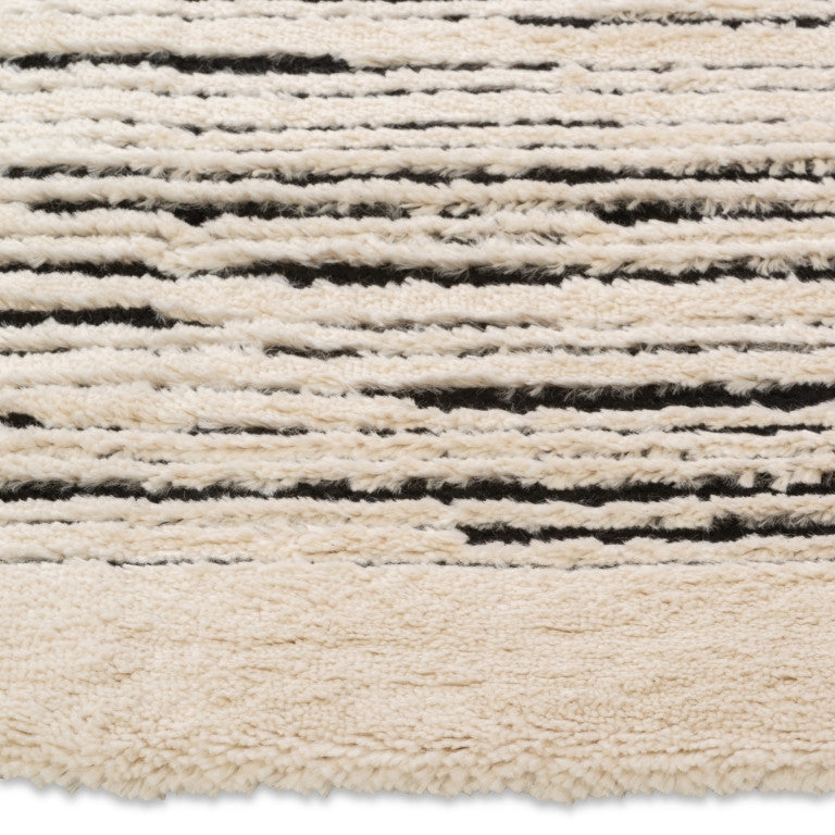 Sherpa Stripes Rug - 3' x 5' - White