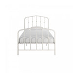 Novogratz Bushwick Metal Platform Twin Bed - Off White