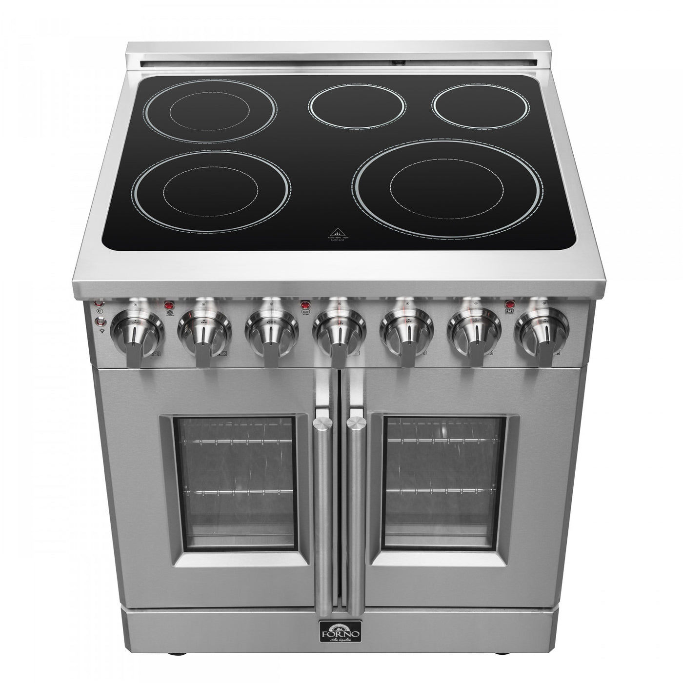Forno Massimo Stainless Steel Freestanding Electric Range With Air Fryer (4.32 Cu. Ft.) - FFSEL6955-30