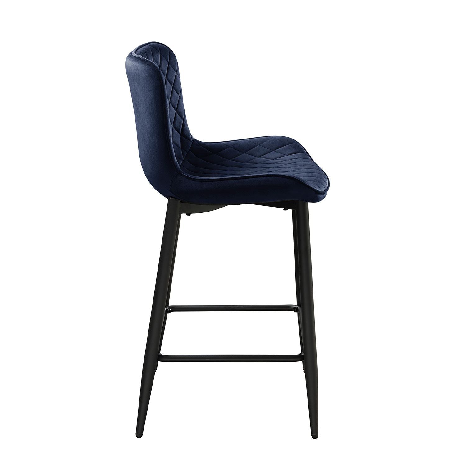 Nya Counter Stool - Blue - Set of Two