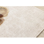 Micah Modern Galaxy Area Rug - Cream Grey Blue - 8' X 11'