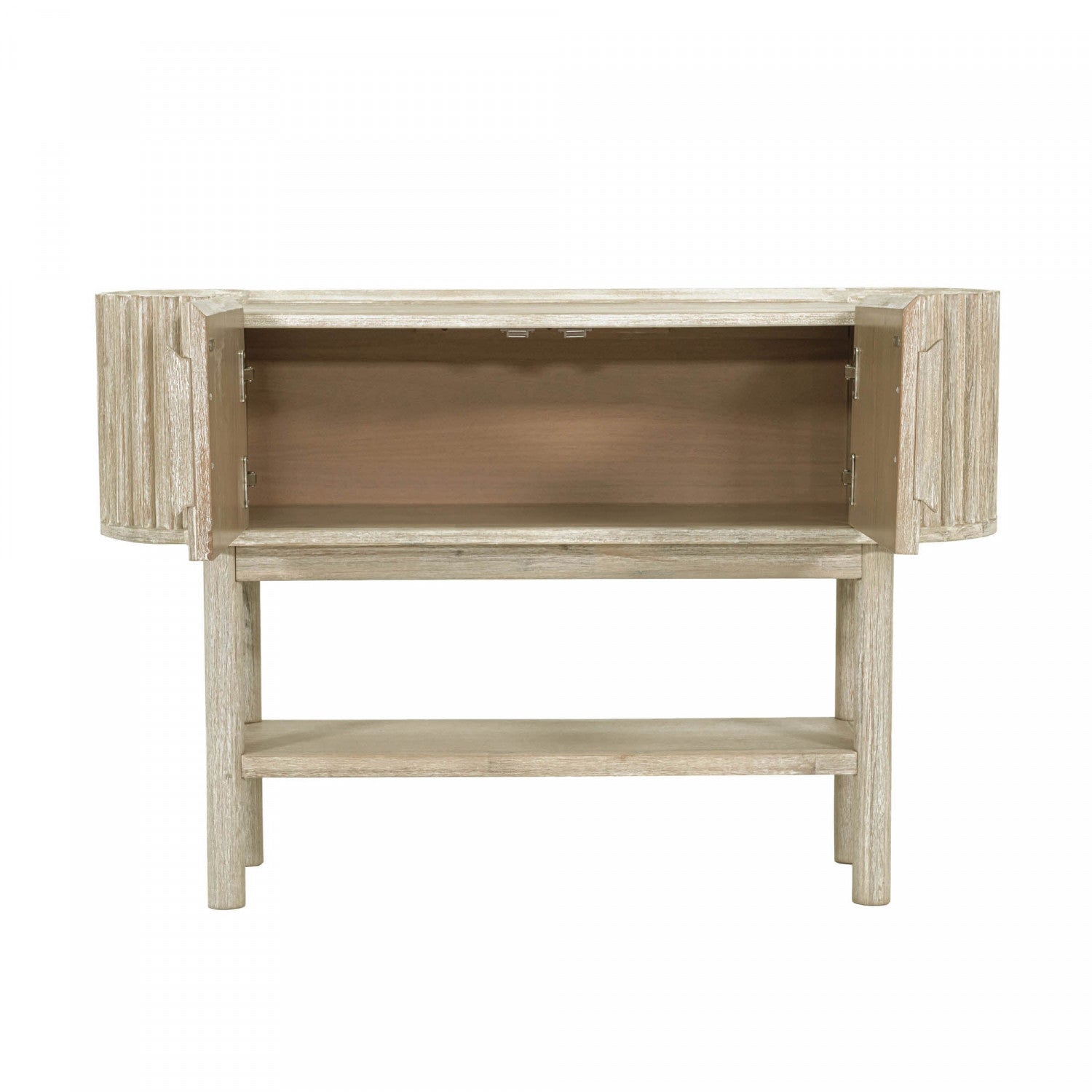 Humbach Console Table - White Washed Natural