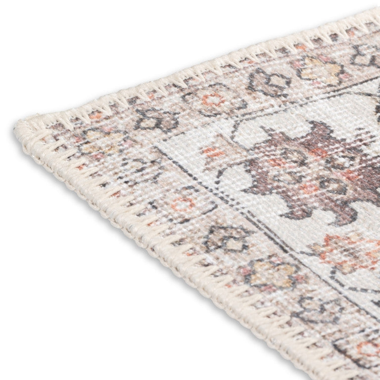 Aura Traditional Rug - 9' x 12' - Charcoal/Cream