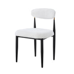 Kodi Dining Chair - White/Black - Set of Two