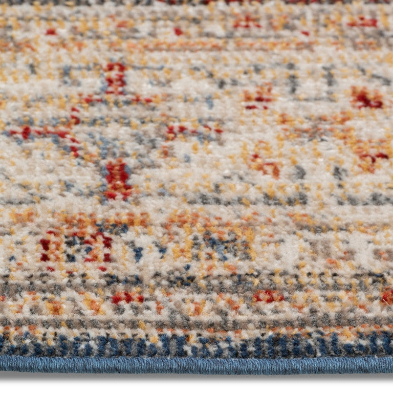 Salsa Medallion Outdoor Rug - 3' x 5' - Red/Blue