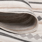 Marbella Modern Outdoor Rug - 6' x 9' - Grey/Black