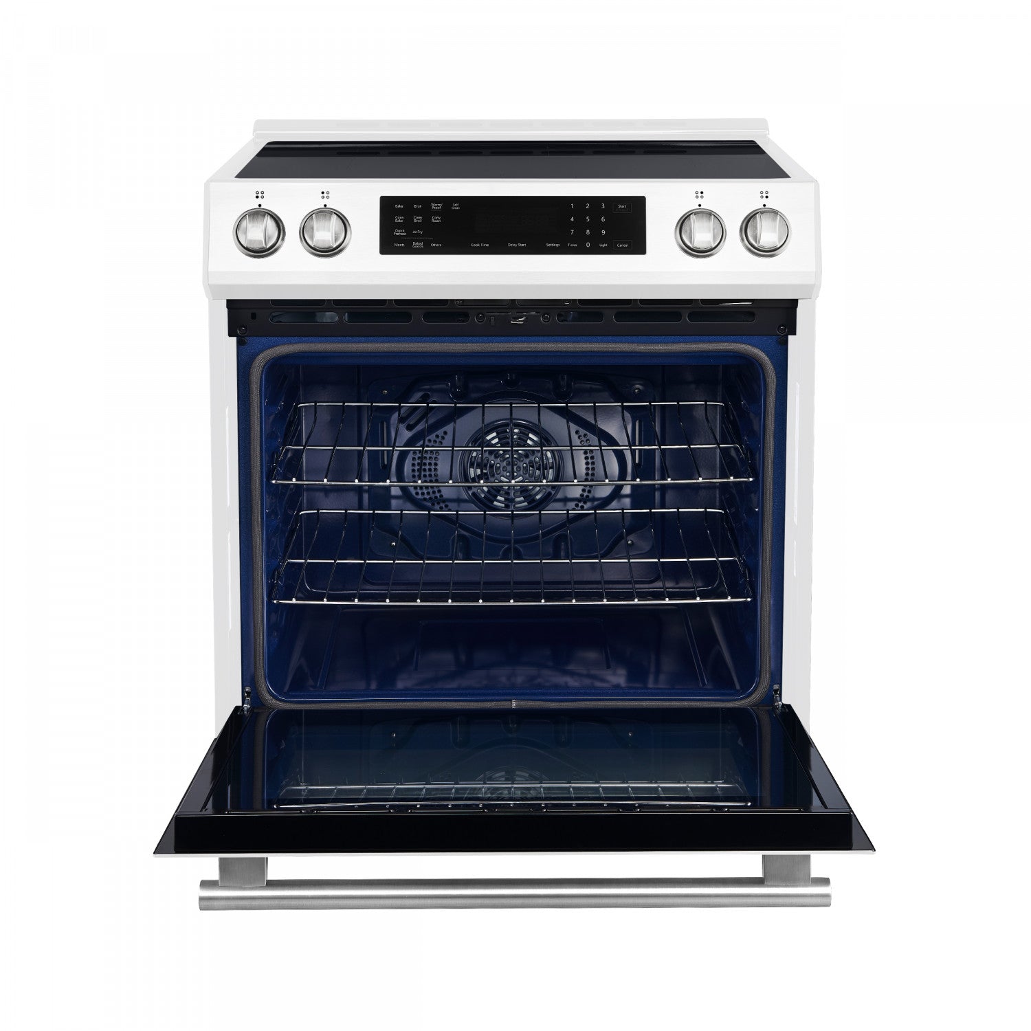 Forno Donatello White Slide-in Induction Range with True Convection (5.0 Cu. Ft.) - FFSIN0905-30WHT