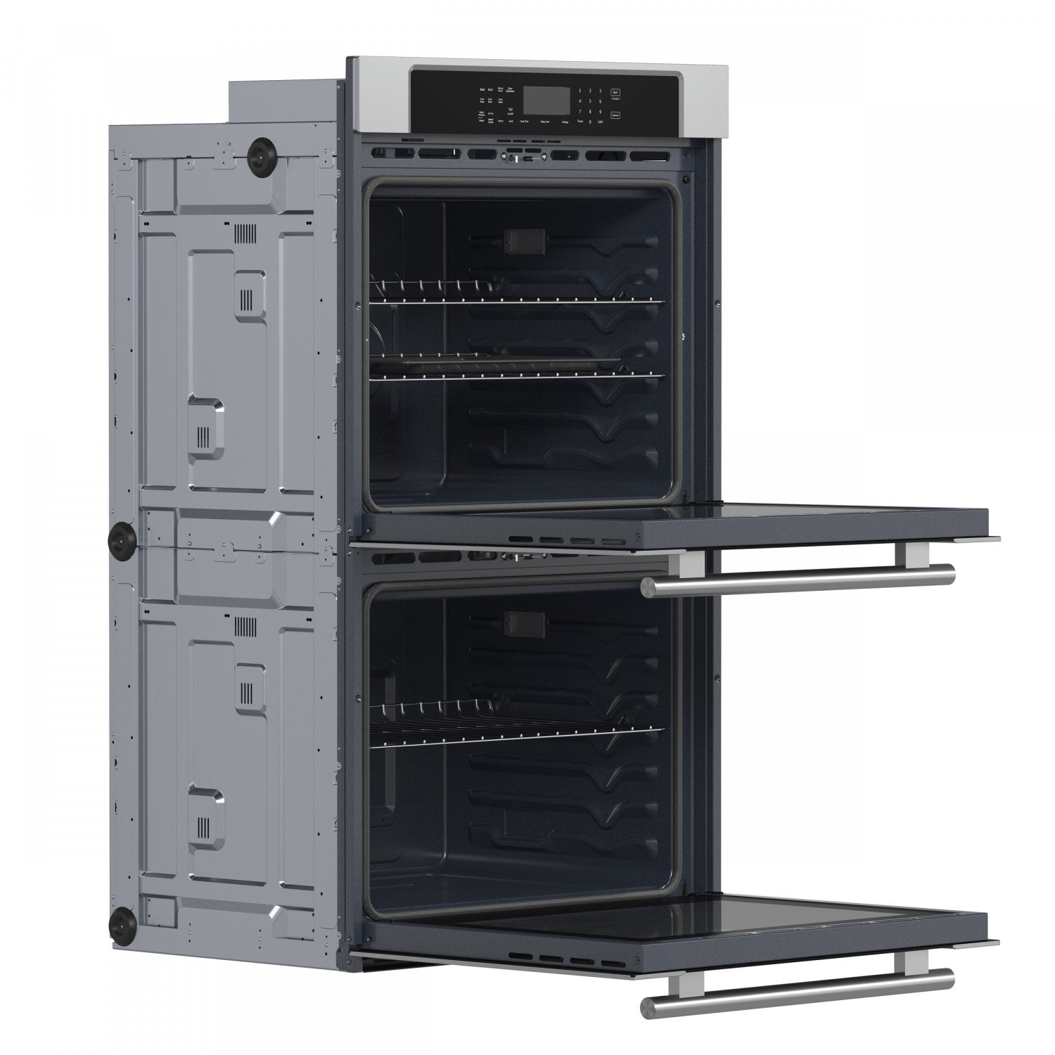 Forno Villarosa Stainless Steel 30" Double Wall Oven With Air Fry (10.0 Cu. Ft.) - FBOEL1365-30