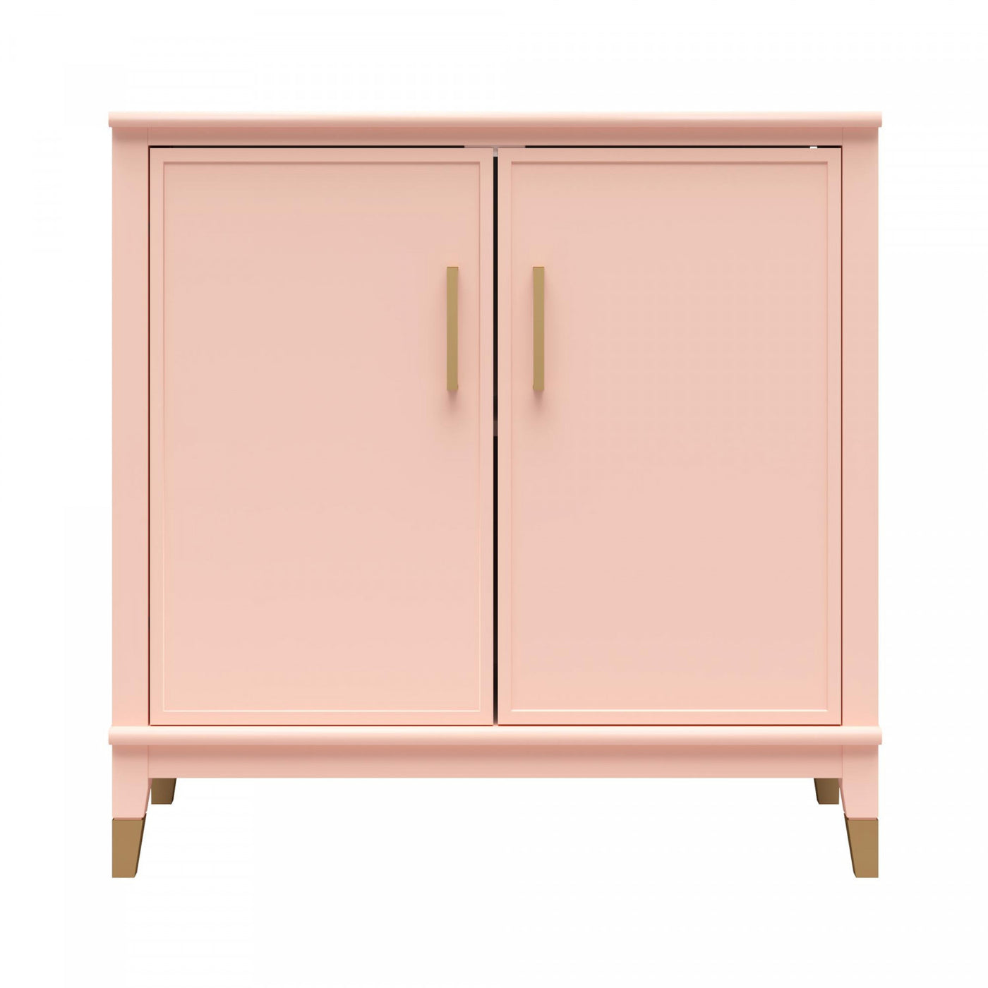 Westerleigh 2-Door Accent Cabinet - Pale Pink