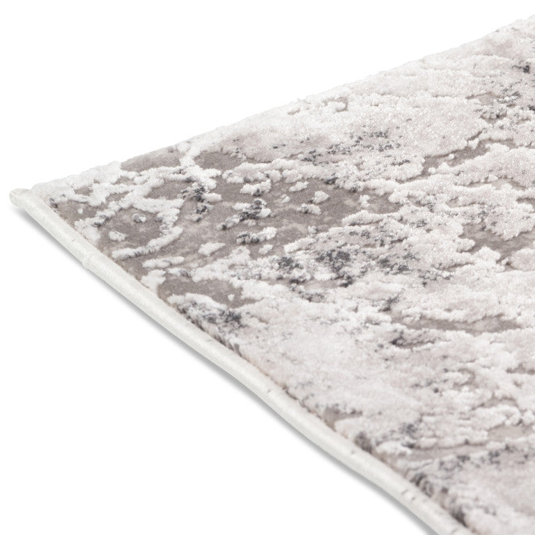 Skadi Marble Rug - 4' x 6' - Grey/Beige