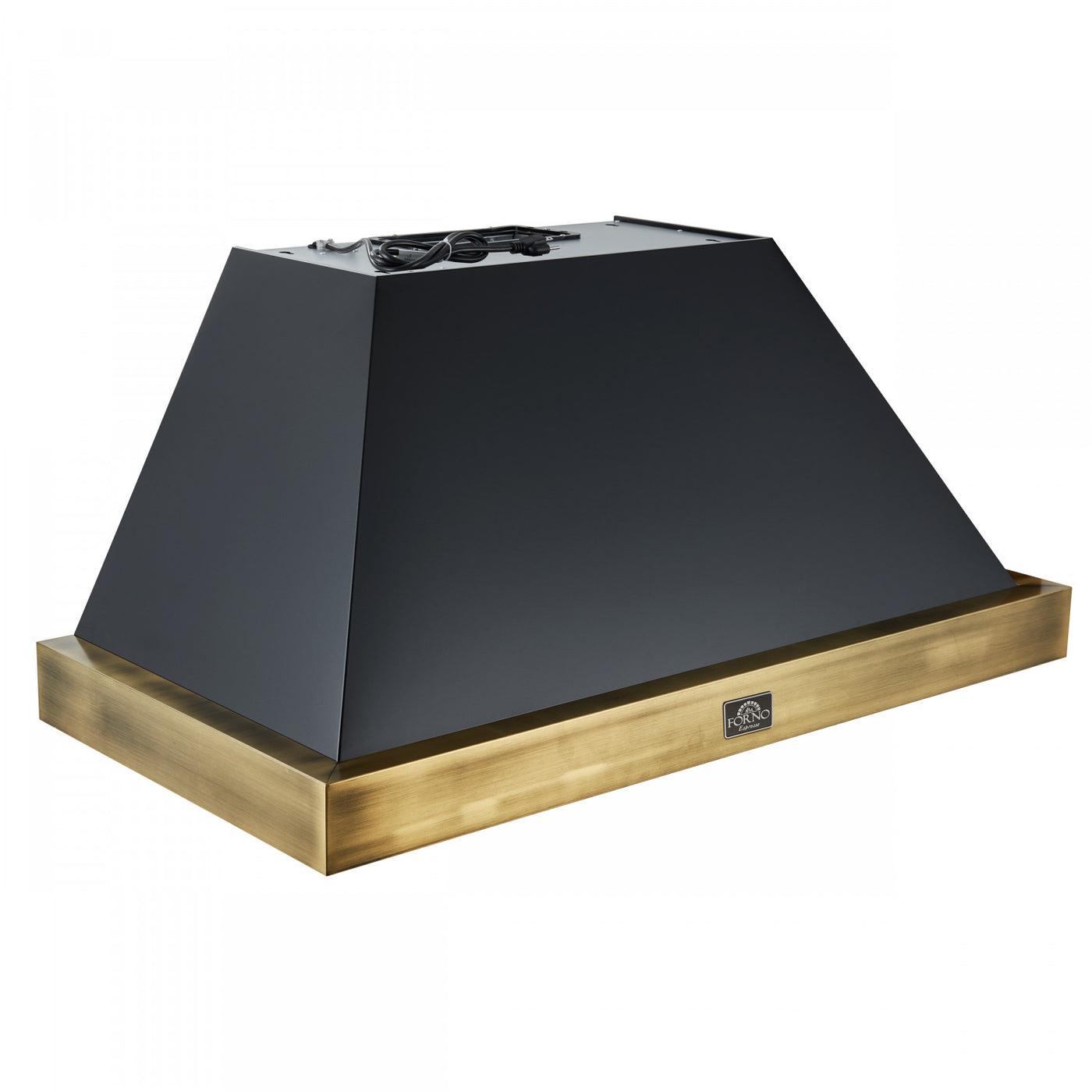 Forno Vittorio Black 48" 600 CFM Wall Mounted Range Hood - FRHWM5078-48BLK