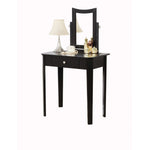 Kyrie Vanity Table Set - Black