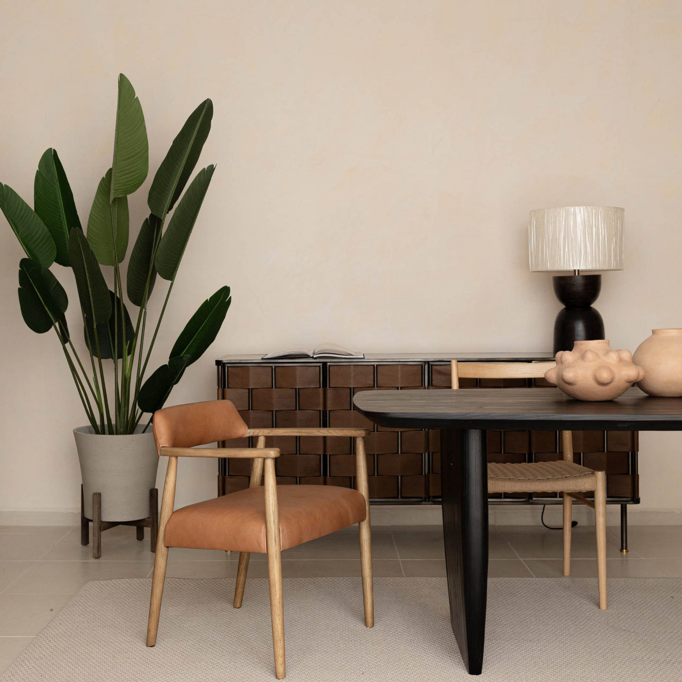 Silvane Contour Lamp - Dark Brown