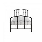 Novogratz Bushwick Metal Platform Twin Bed - Black