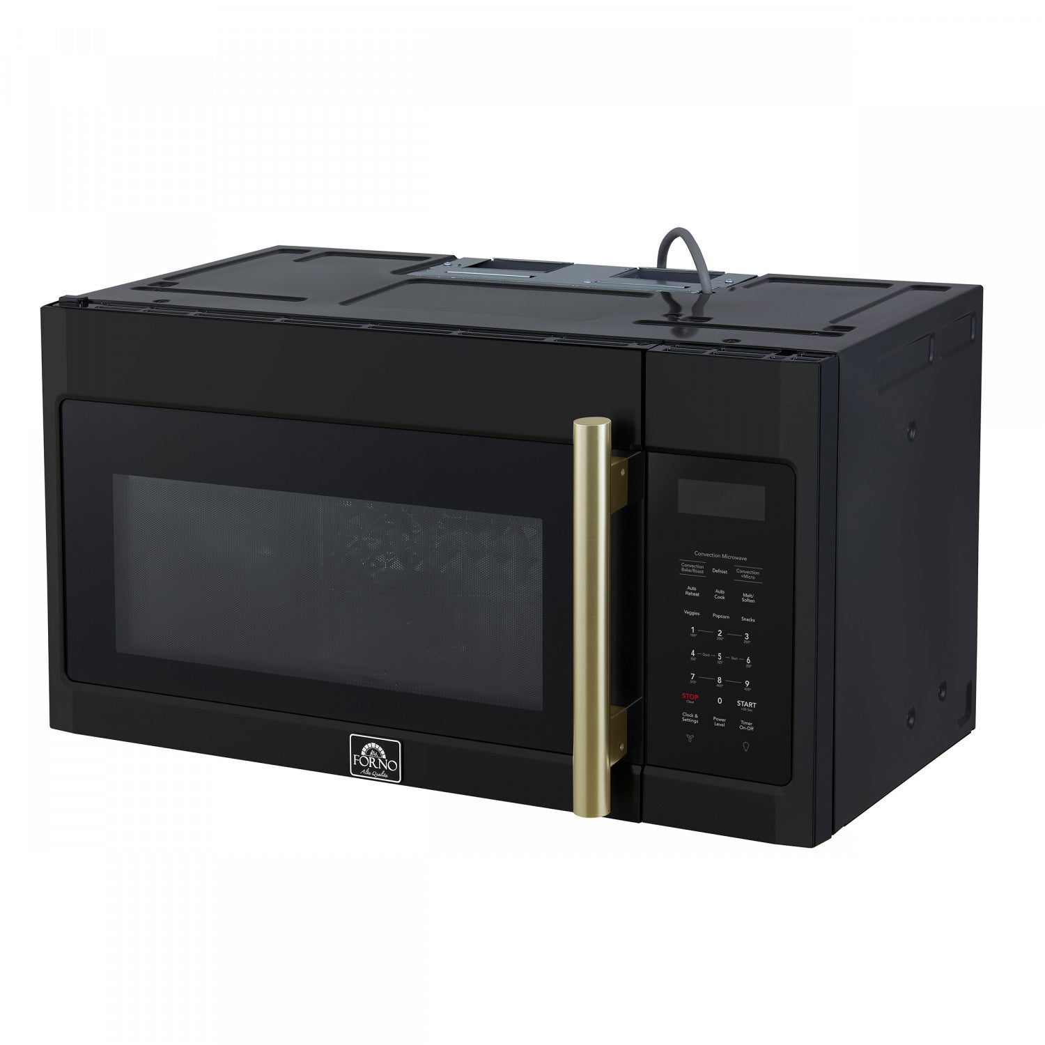 Forno Fornace Black 300 CFM Over-the-Range Convection Microwave (1.5 Cu. Ft.) - FOTR3038-30BLK