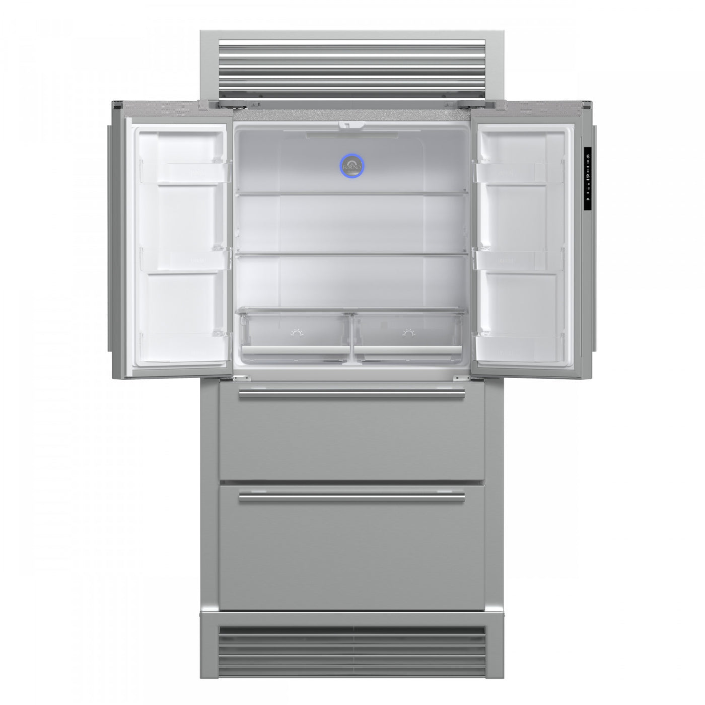 Forno Moena Stainless Steel 40" Built-In French Door Refrigerator (19.2 Cu. Ft.) - FFRBI1820-40SG