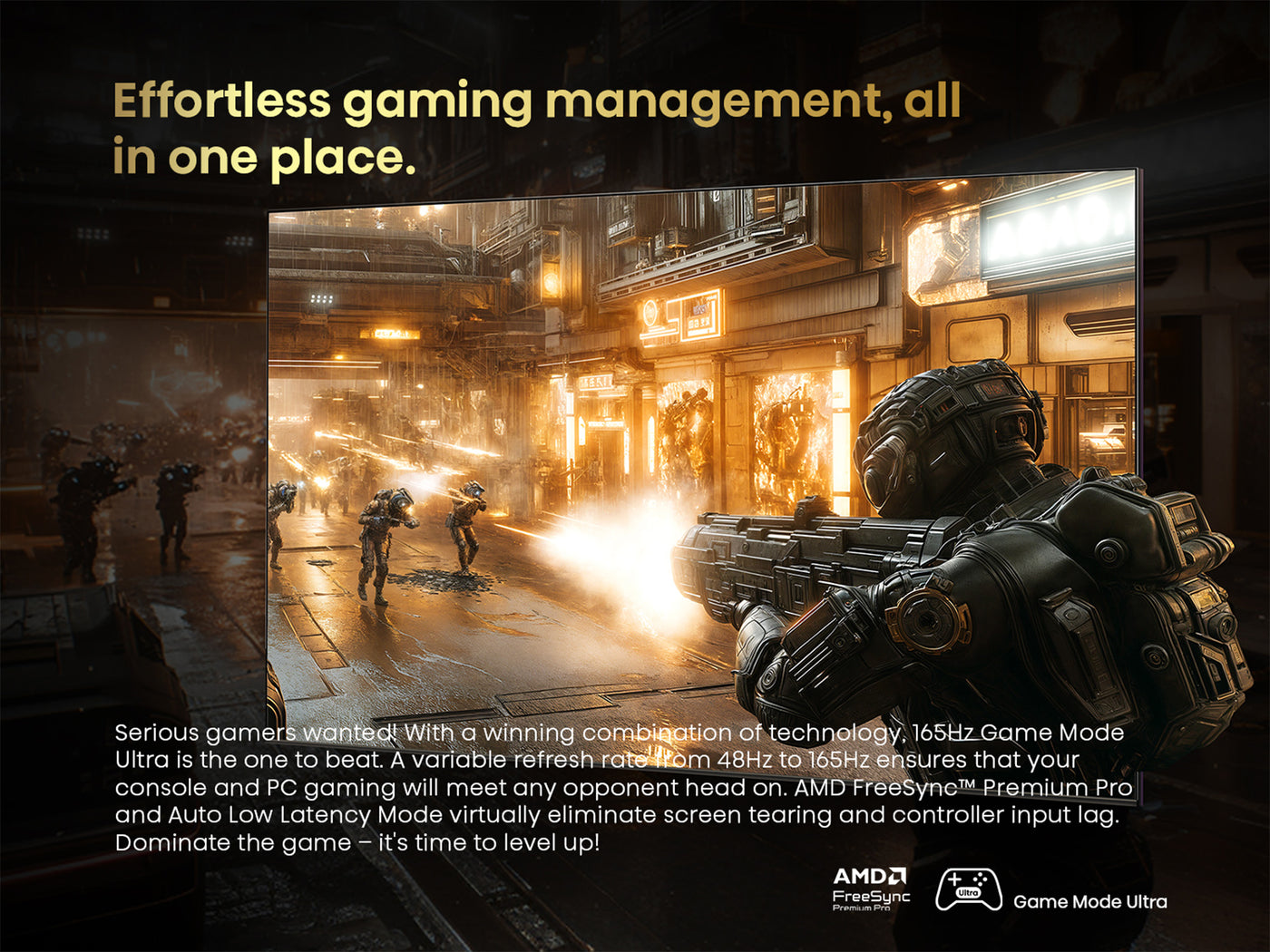 Hisense 55" 4K Smart Mini-LED Pro QLED 165Hz TV - 55U88QG--