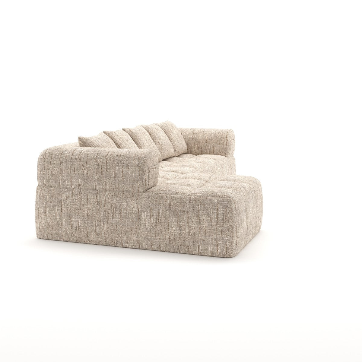 Maya All Foam Sectional - Taupe