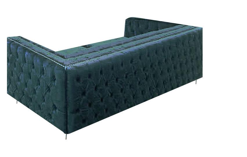 Glamour Velvet Sofa - Dark Teal